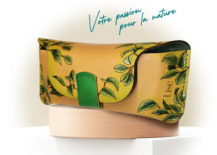Etui à lunettes nature- Cuirs du bocage