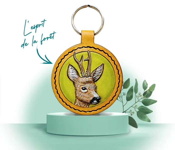 Avec ce beau chevreuil, vous avez la nature dans votre poche.