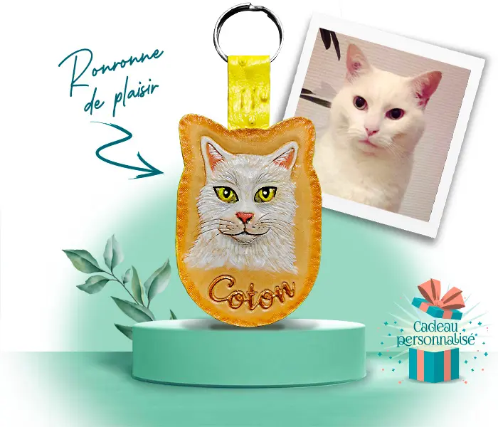 porte-cle-chat-personnalise
