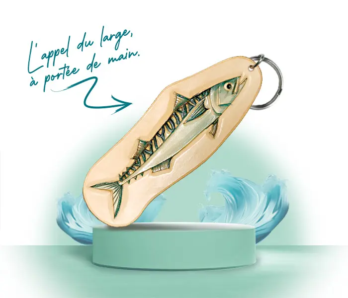Porte-clés poisson maquereau