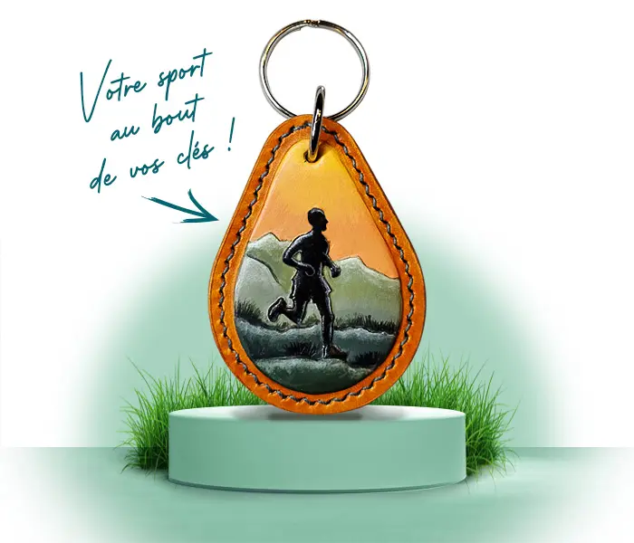 Porte-clé de votre sport- Cuirs du bocage